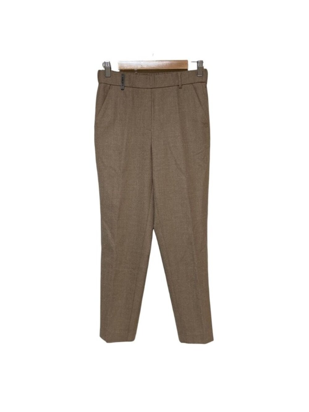 Loro Piana Peserico Tweed Pants Trousers Beige 40